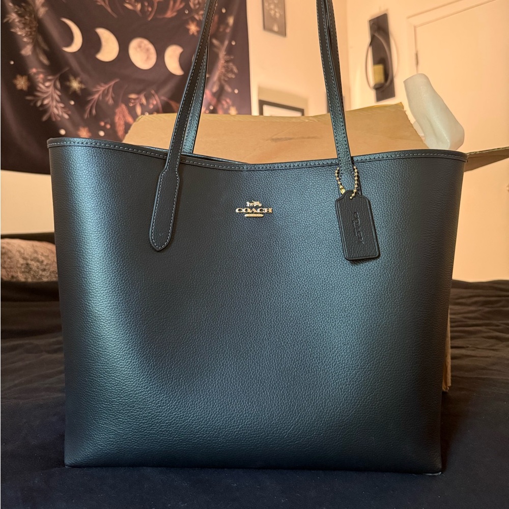 Coach Black City Tote